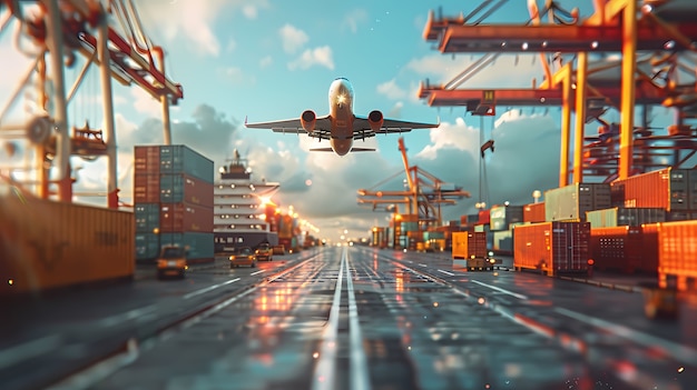 خدمات النقل والخدمات اللوجستية
